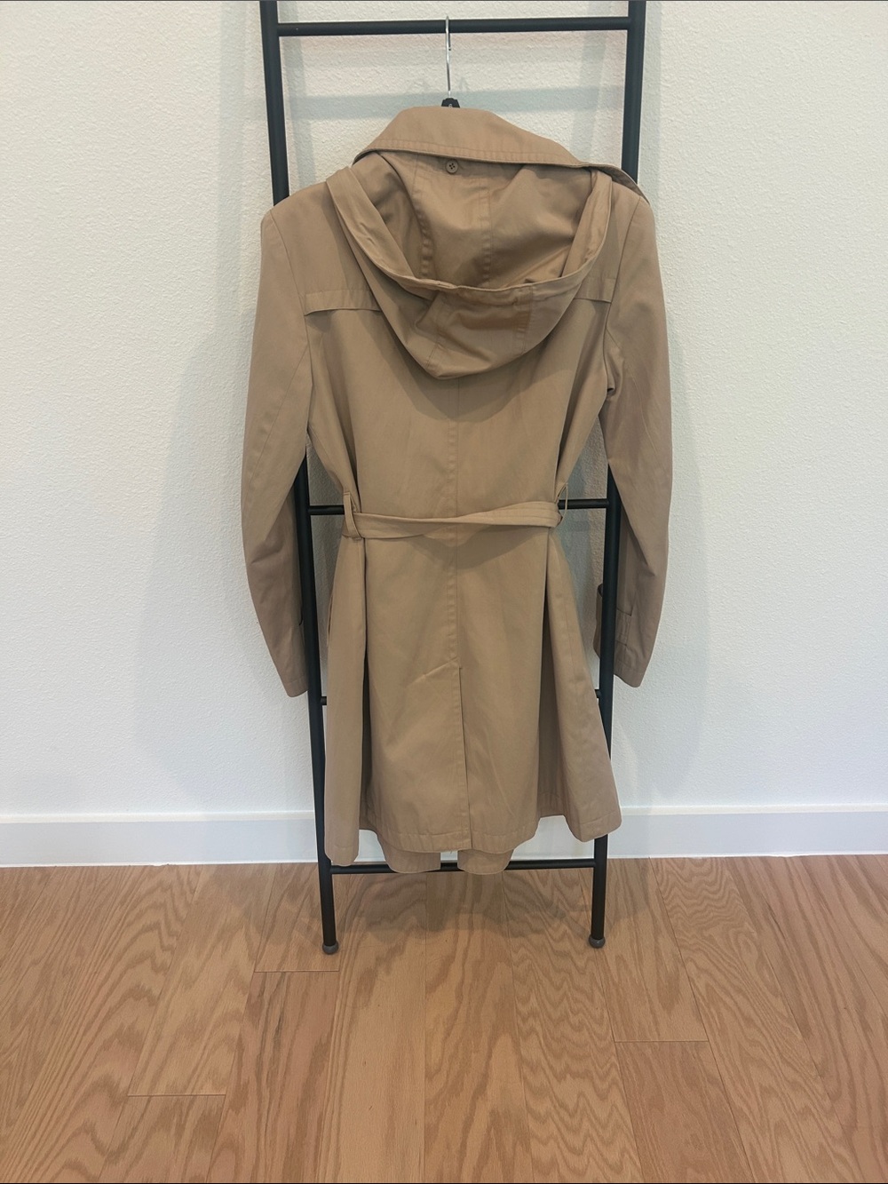 MICHAEL Michael Kors Khaki Double-Breasted Trench Coat - Picture 3 of 3